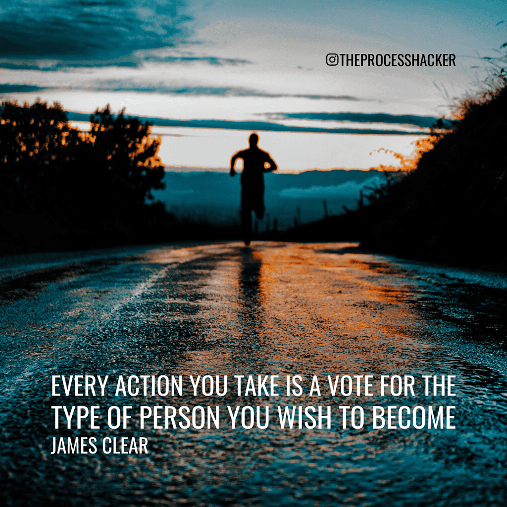 every action is a vote for atomic habits